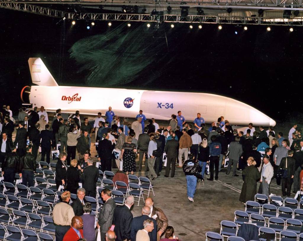 Rollout of the X-34 Technology Testbed Demonstrator