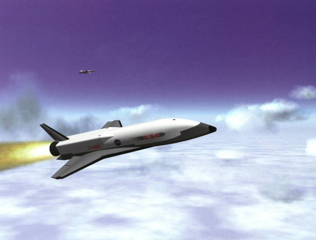 Artist’s Concept of the X-34 Technology Testbed Demonstrator