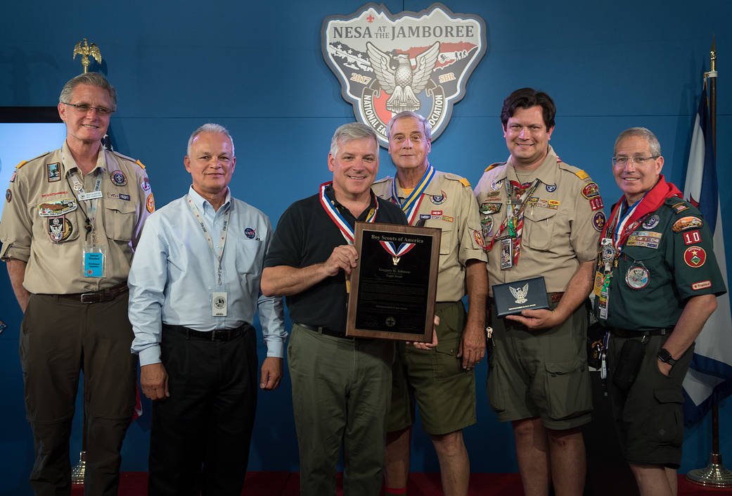 Greg "Box" Johnson Receives Distinguished Eagle Scout Award at Boy Scouts of America National Jamboree