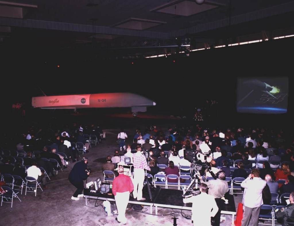 Rollout of the X-34 Technology Testbed Demonstrator