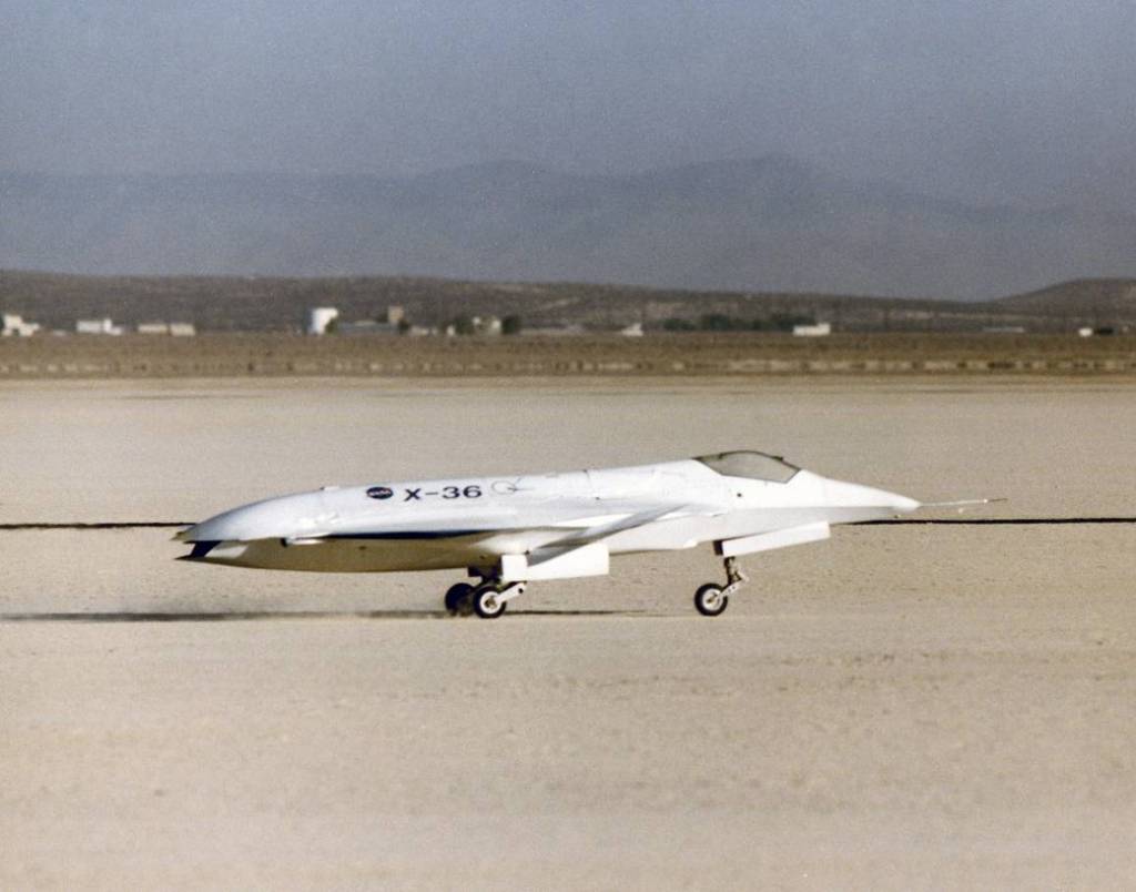 X-36 Undergoes High-Speed Taxi Tests