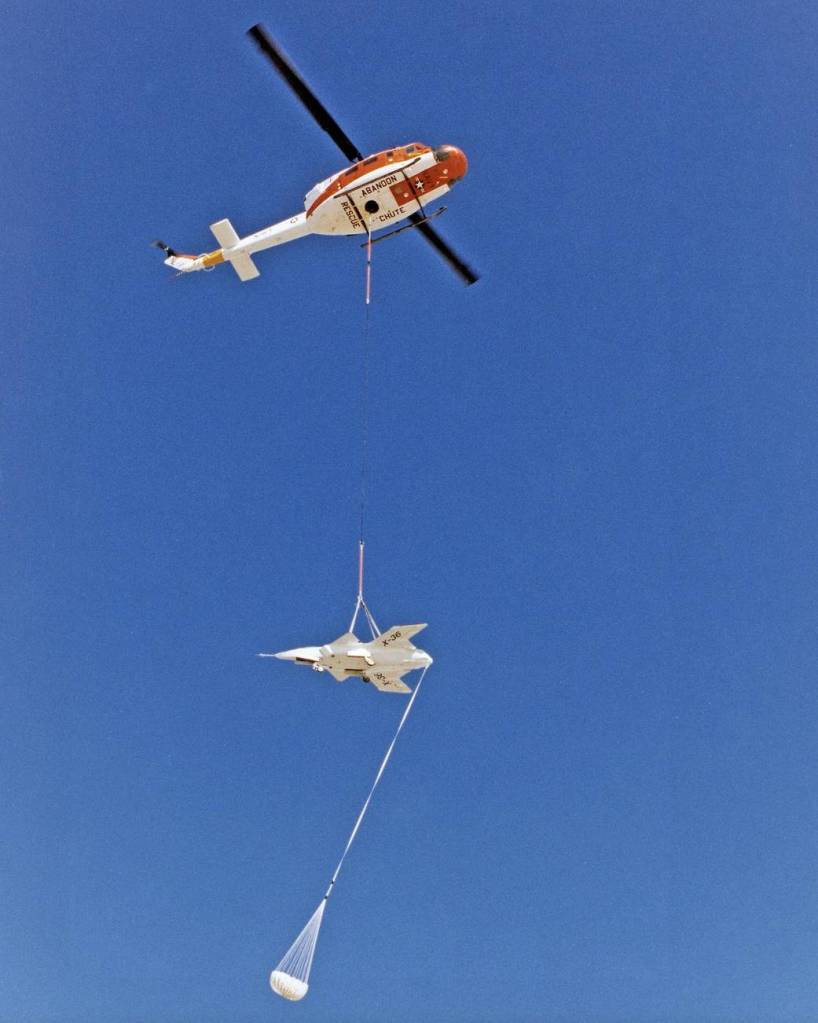 X-36 Undergoes Radio Frequency and Telemetry Test