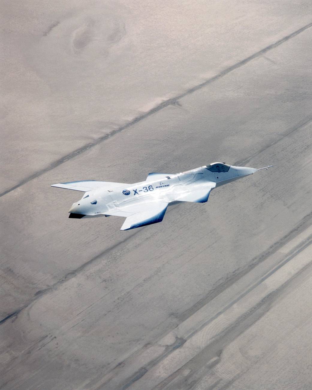 X-36 Tailless Fighter Agility Research Aircraft