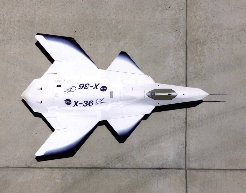 A Closer Look at the Unusual Wing and Canard Design of the X-36