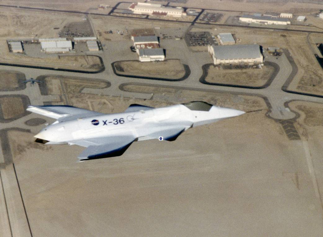 X-36 Tailless Fighter Agility Research Aircraft
