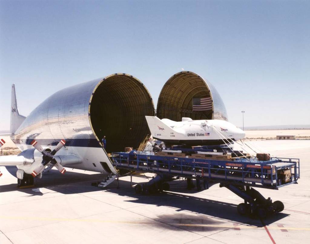NASA’s Super Guppy Transport Delivers X-38