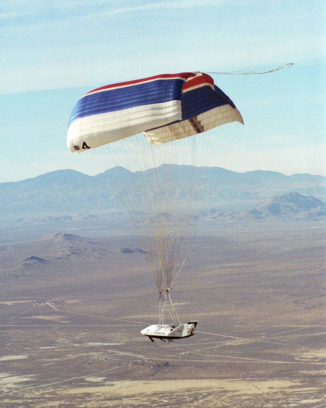 7,500-Square-Foot Parafoil used for X-38 Descent