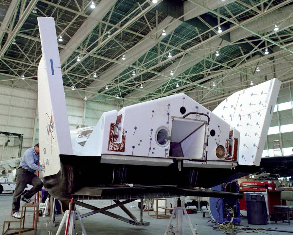 Rear View of X-38