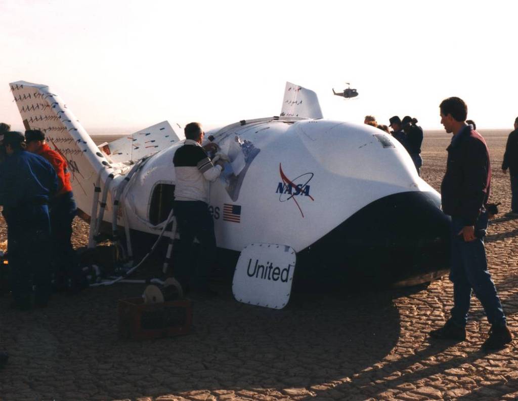 X-38 After its Successful Second Free Flight