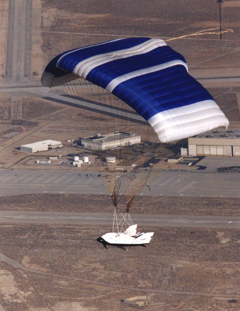 X-38 on its Second Free Flight