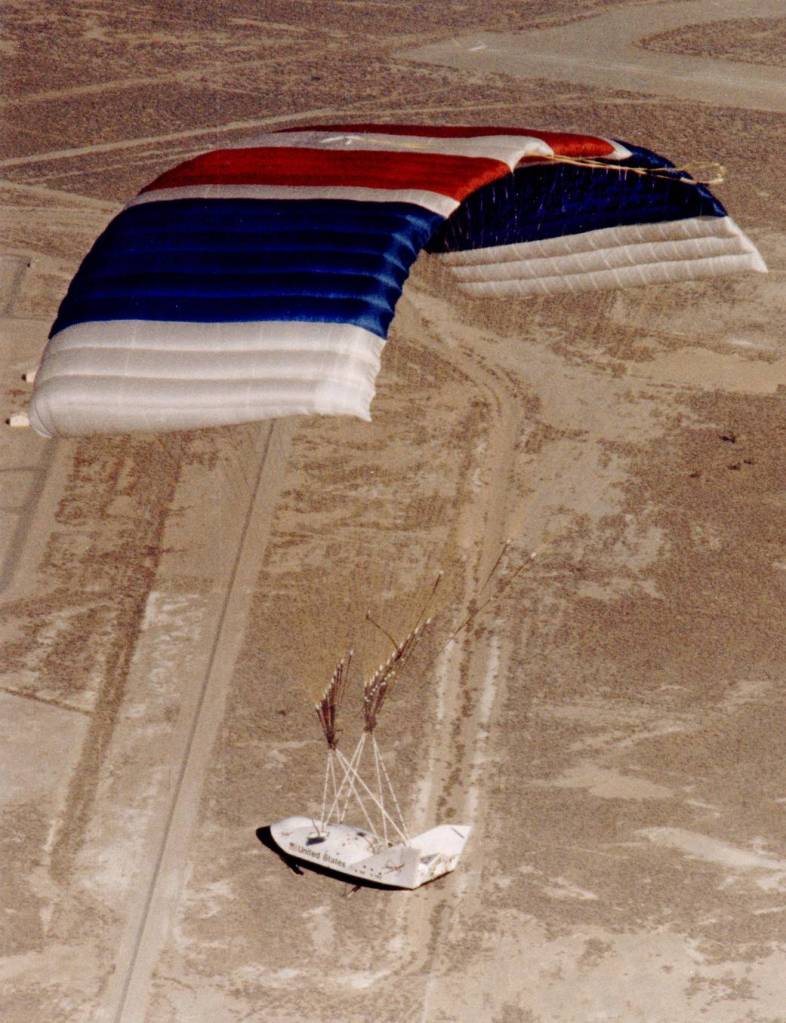 Steerable Parafoil used in X-38 Landing