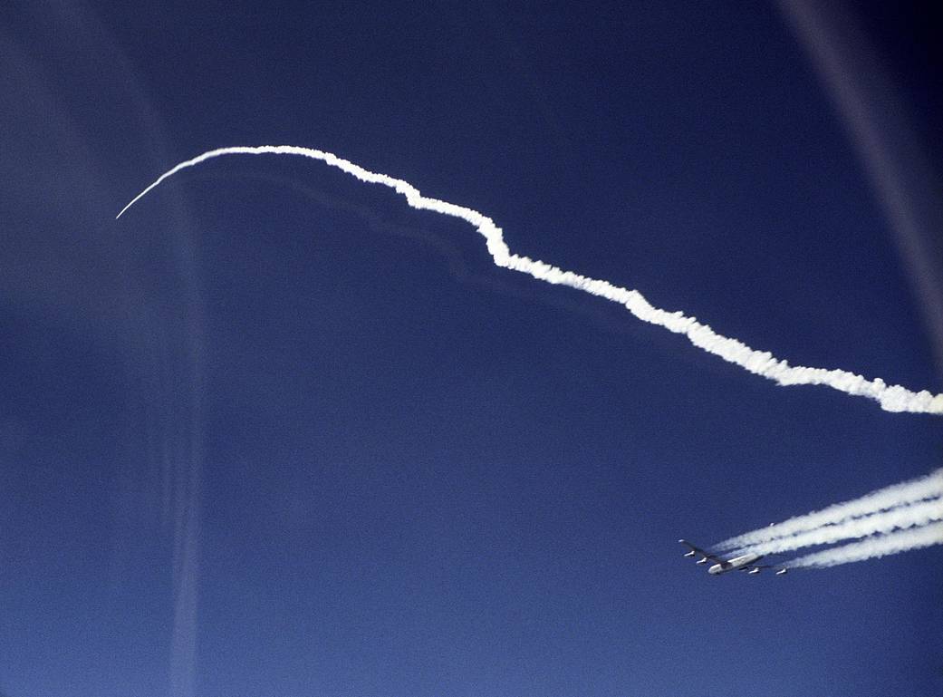 X-43A After Air-Launch from B-52