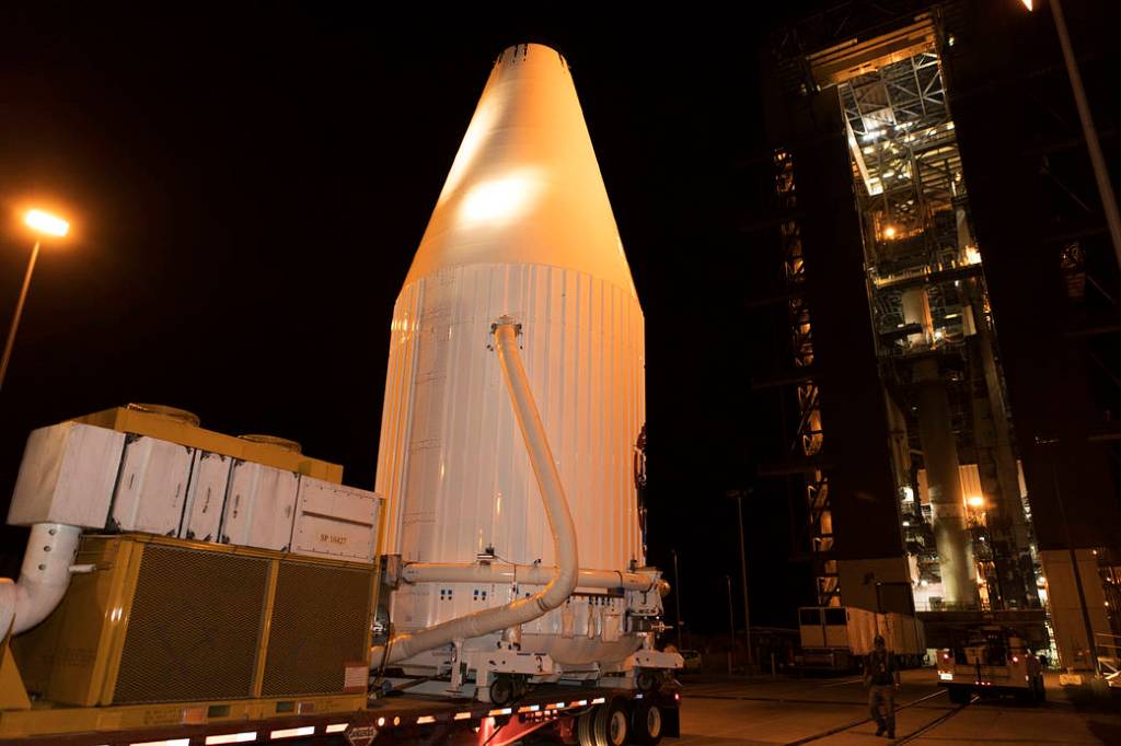 TDRS-M Arrives at Vertical Integration Facility