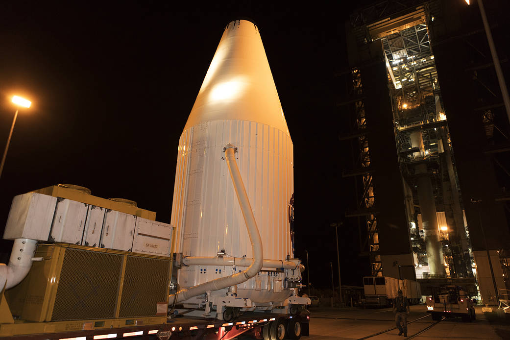 TDRS-M Arrives at Vertical Integration Facility