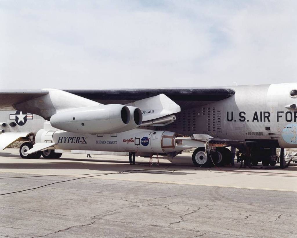 Combined Systems Test: X-43A and Pegasus Booster