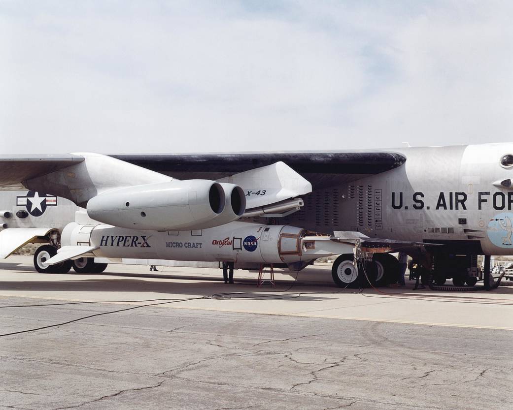 Combined Systems Test: X-43A and Pegasus Booster