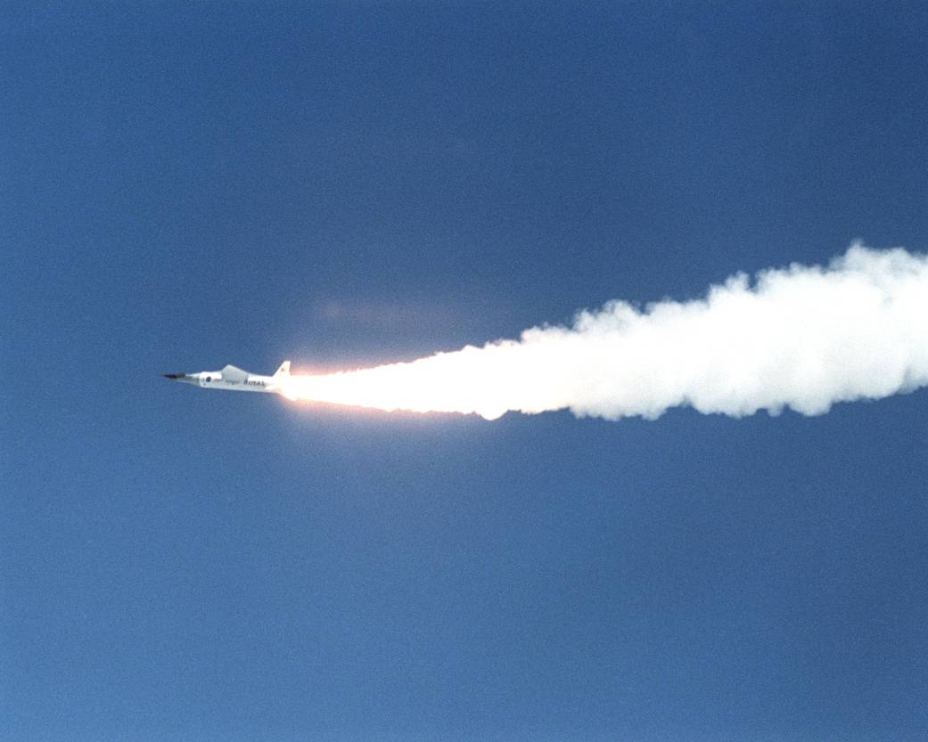 Pegasus Booster with X-43A Attached Released from B-52