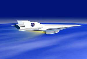 Artist's Conception: X-43A in Free Flight