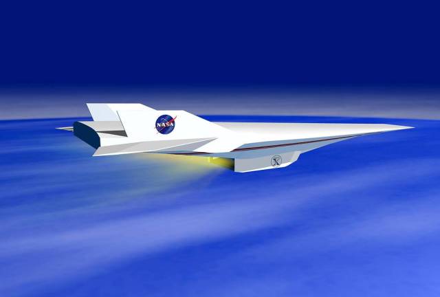 Artist's Conception: X-43A in Free Flight