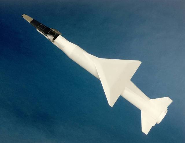 X-43A and Pegasus Booster Rocket Model