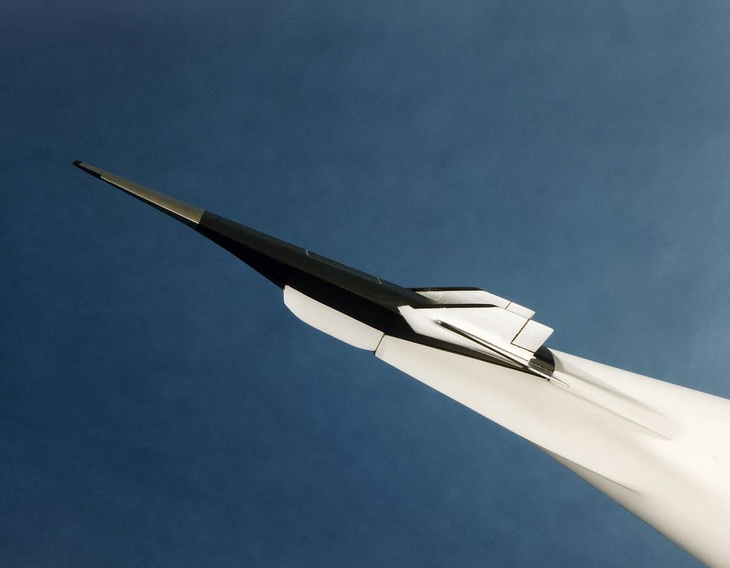Close-Up of X-43A Model