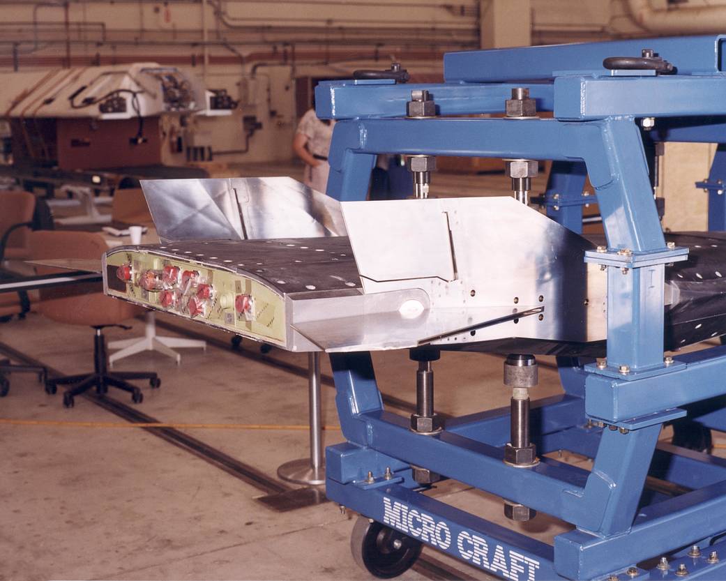 X-43A in its Protective Shipping Framework