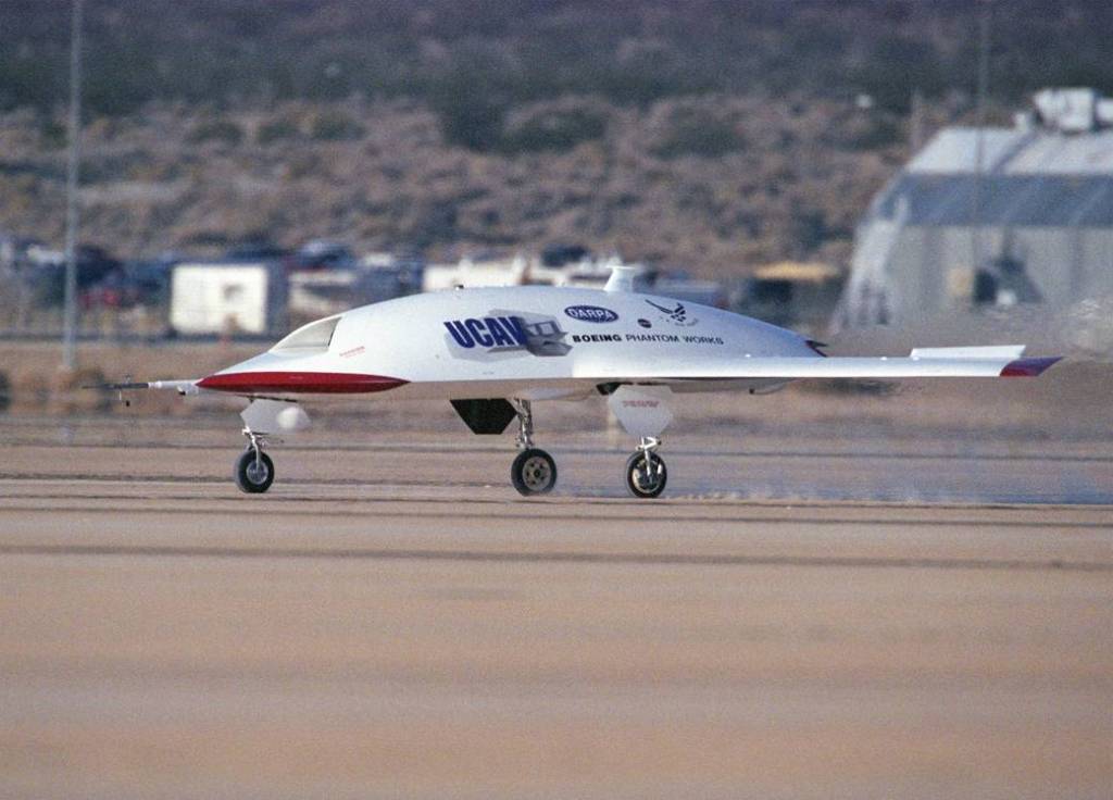 Second UCAV Takes off from Dry Lakebed