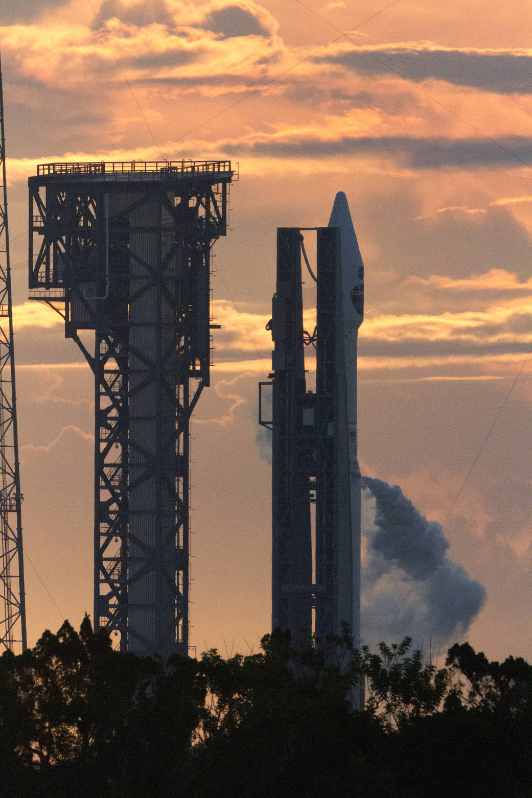 TDRS-M on Pad at Cape Canaveral Air Force Station