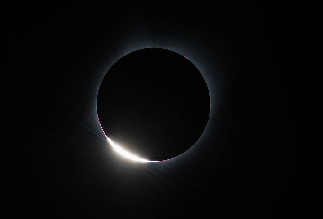 The Diamond Ring effect Eclipse 2017
