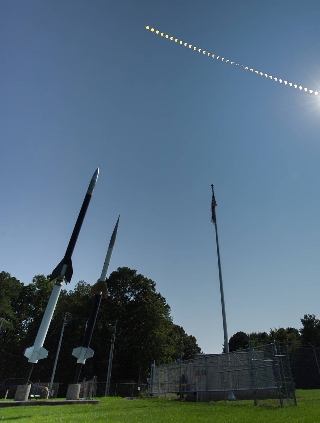 2017 Eclipse Seen at NASA Wallops Flight Facility