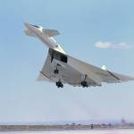 XB-70 taking off.