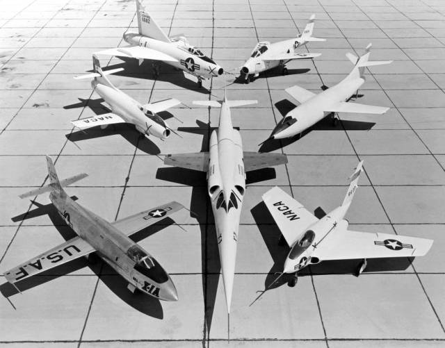 NACA Fleet, Including the Convair XF-92A Dart