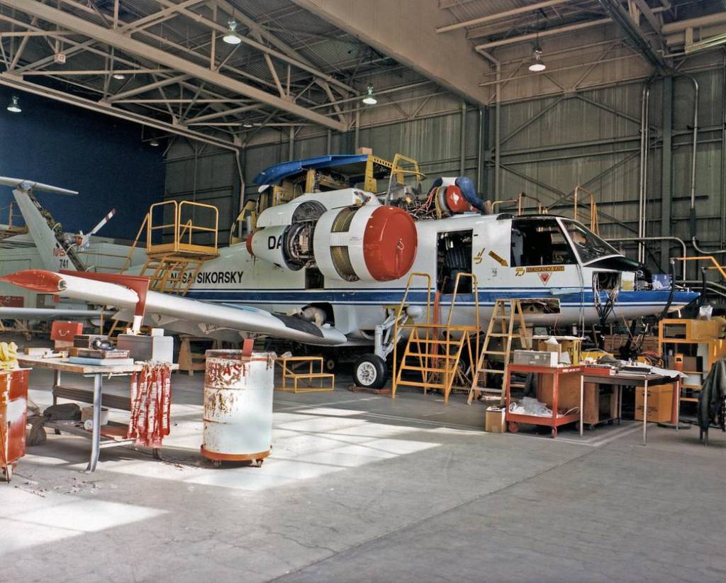 Rotor Systems Research Aircraft in the Hangar