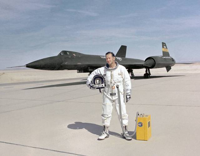 NASA Test Pilot Don Mallick with YF-12C