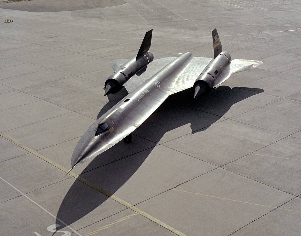 YF-12 Sits on the Back Ramp at Dryden