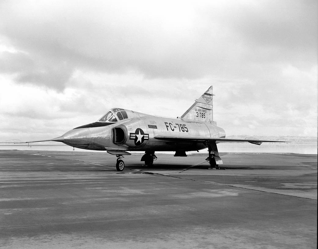 Wing Fences on Convair YF-102 Delta Dagger