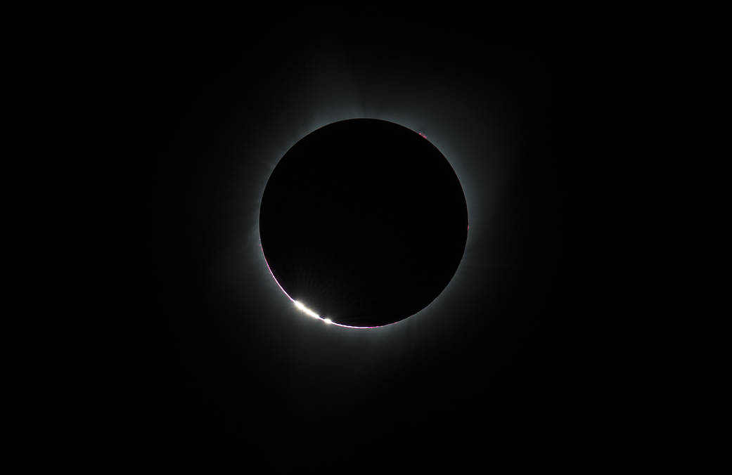 Baily's Beads During 2017 Total Solar Eclipse