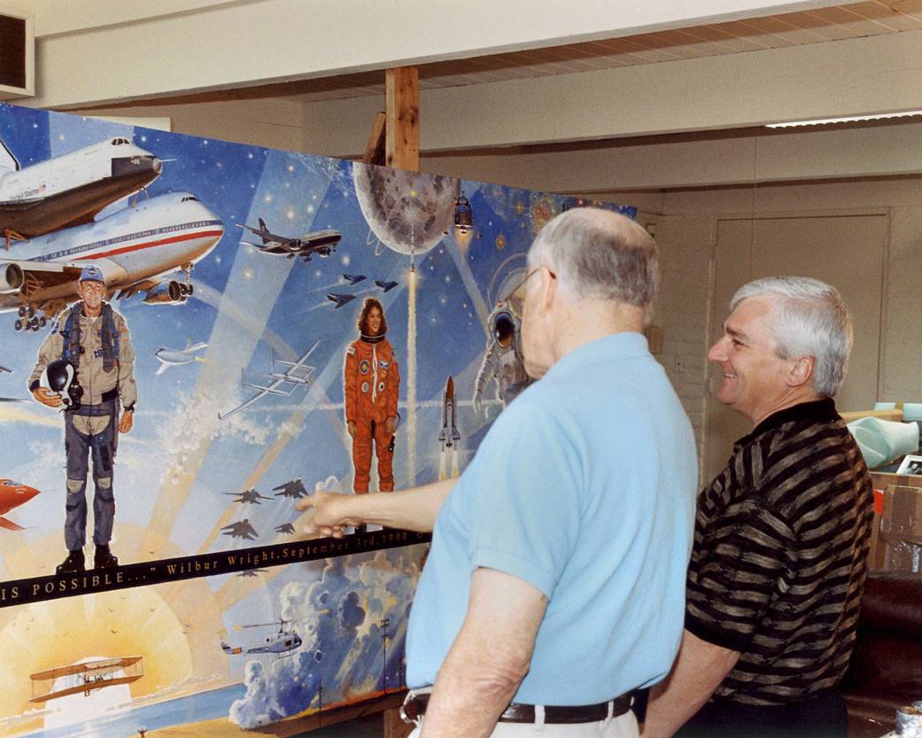 Artist Bob McCall