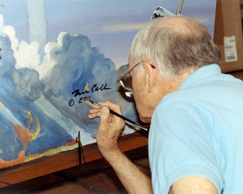 Artist Bob McCall