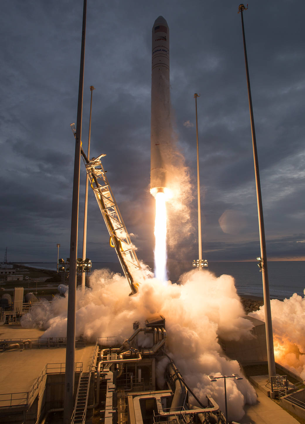 Liftoff of Orbital ATK Antares rocket