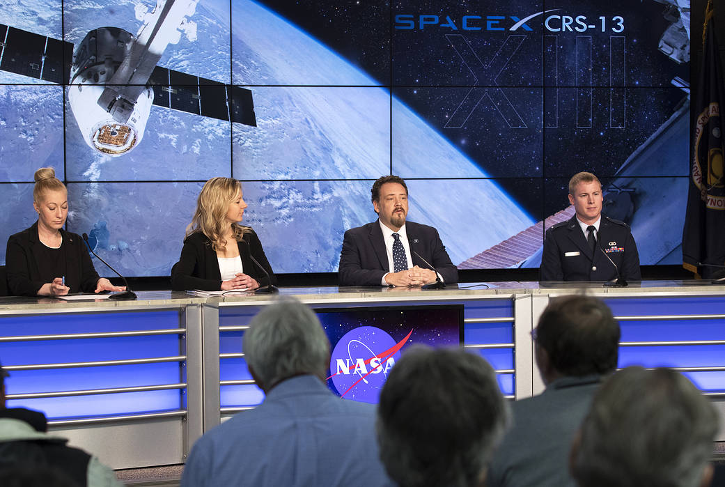 SpaceX CRS-13 Prelaunch News Conference