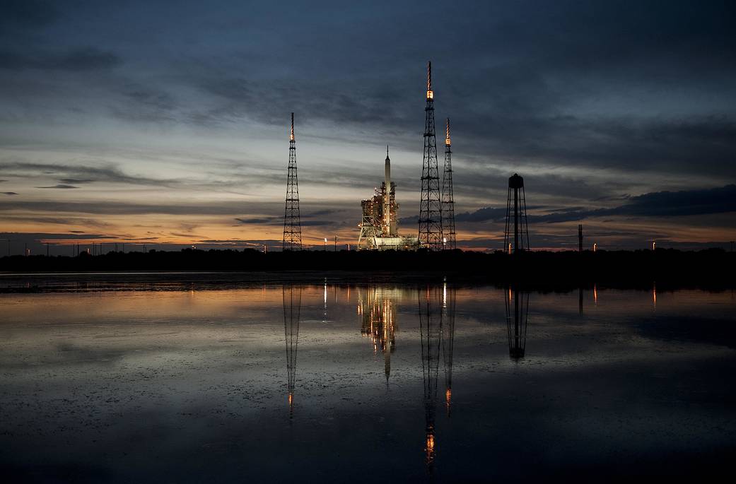 Ares I-X at the Launch Pad