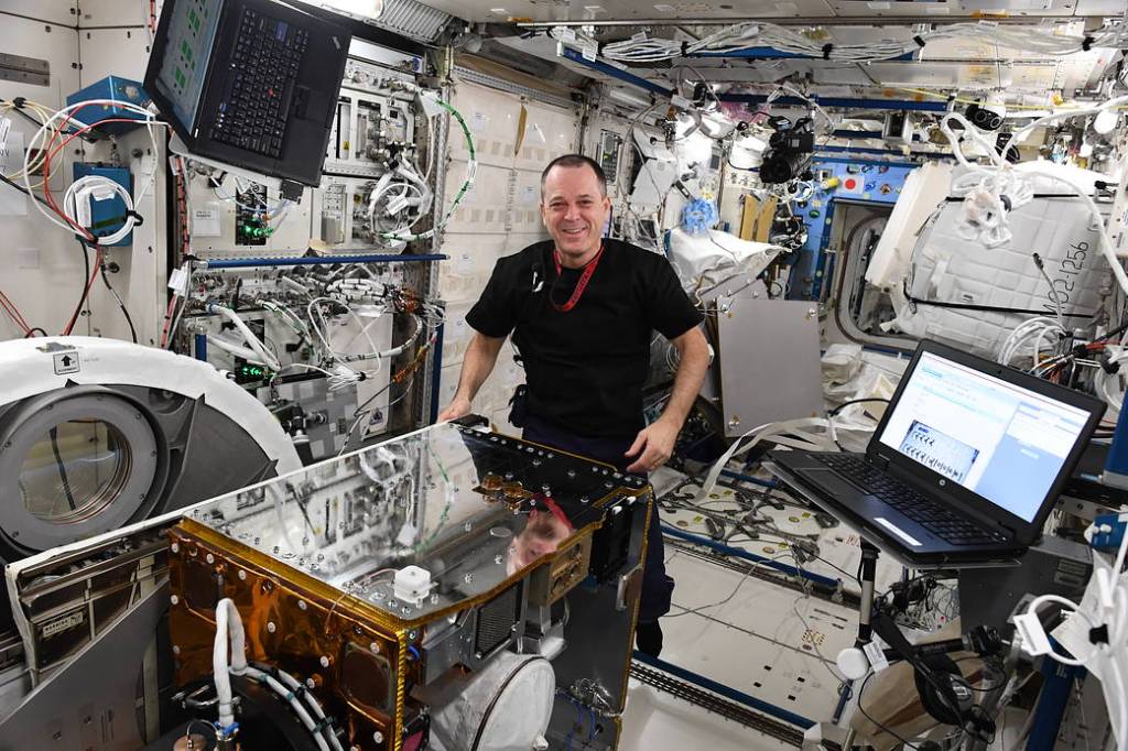 Small Satellite Demonstrating Space Debris Removal Set for Deployment
