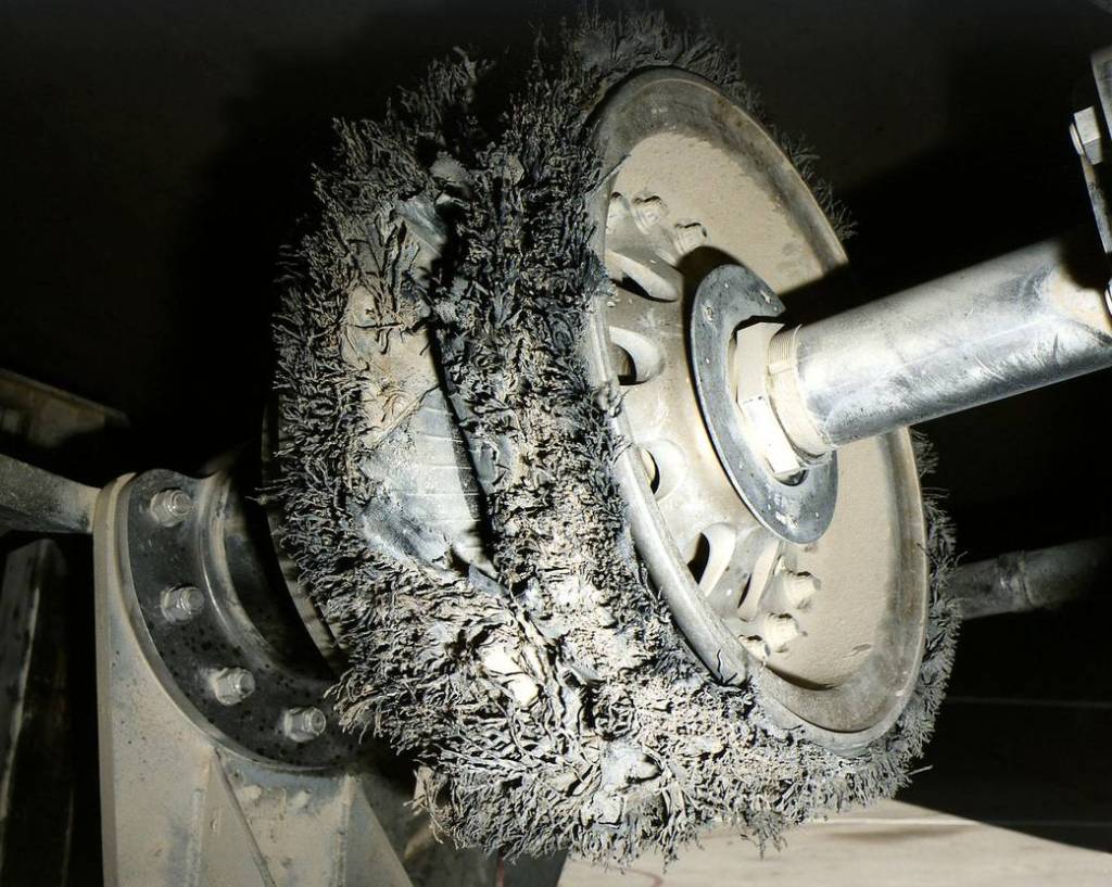 Shuttle Tire After LSRA Test