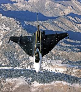 F-16XL #1 in Flight