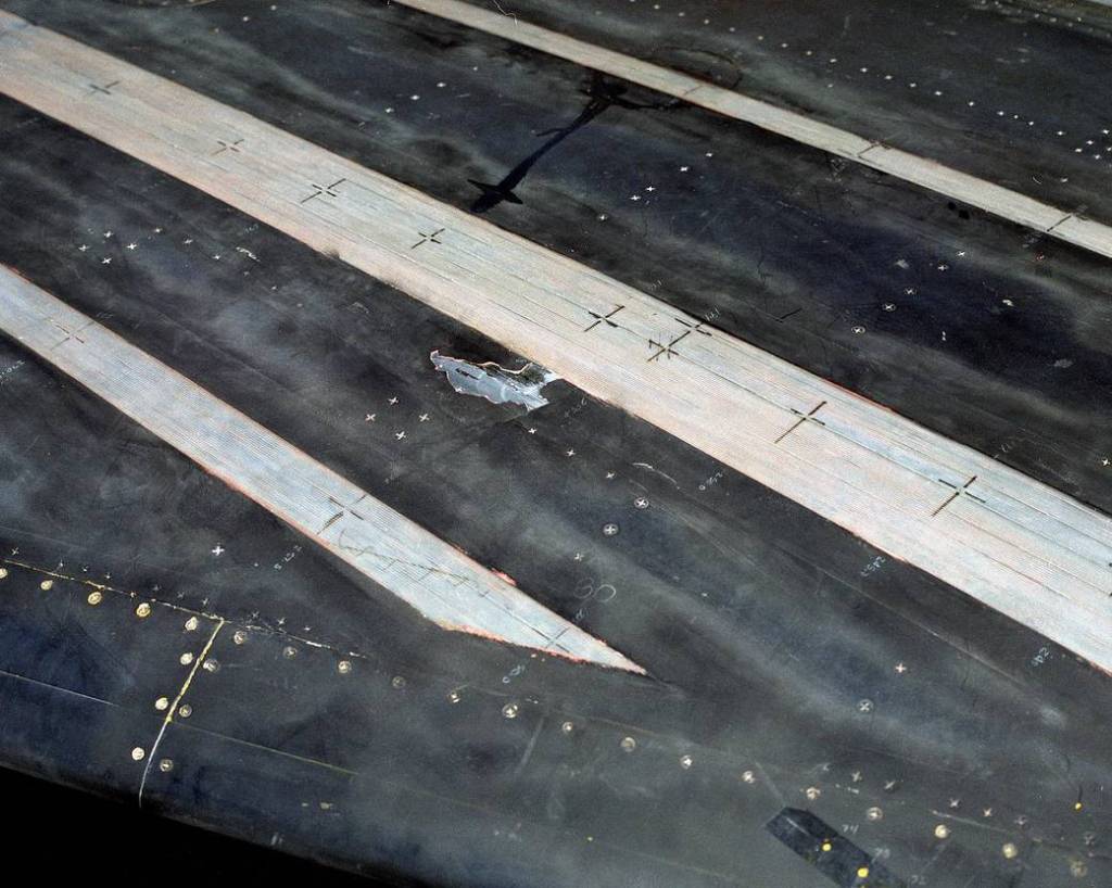 F-16XL #1 Wing Close-Up