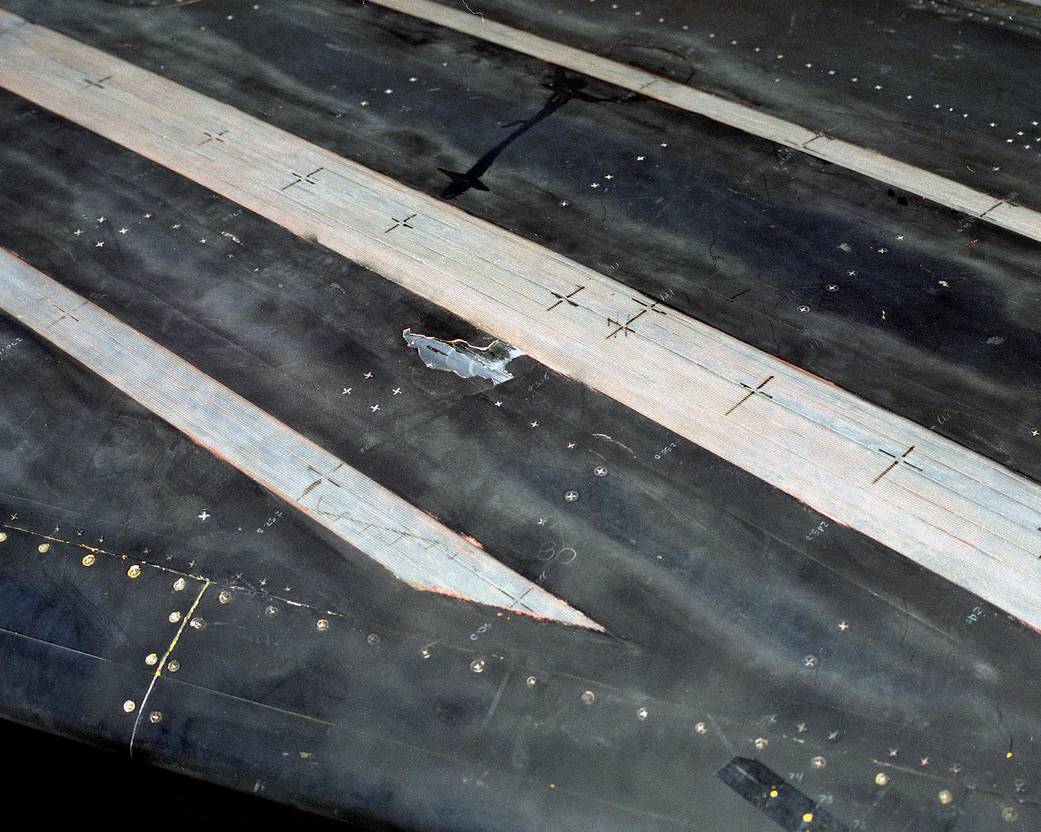 F-16XL #1 Wing Close-Up