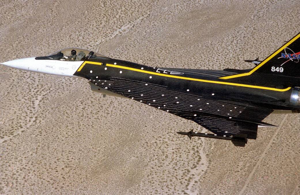 F-16XL #1 CAWAP Flight