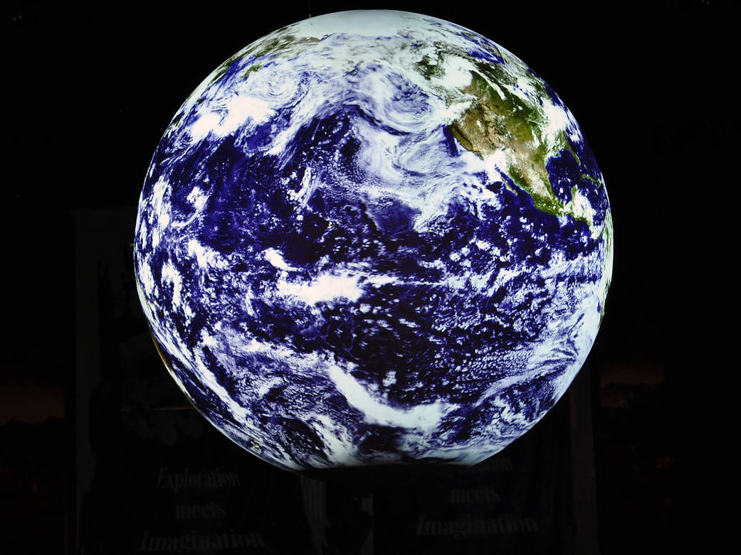 Science on a Sphere (SOS) in Barstow, California