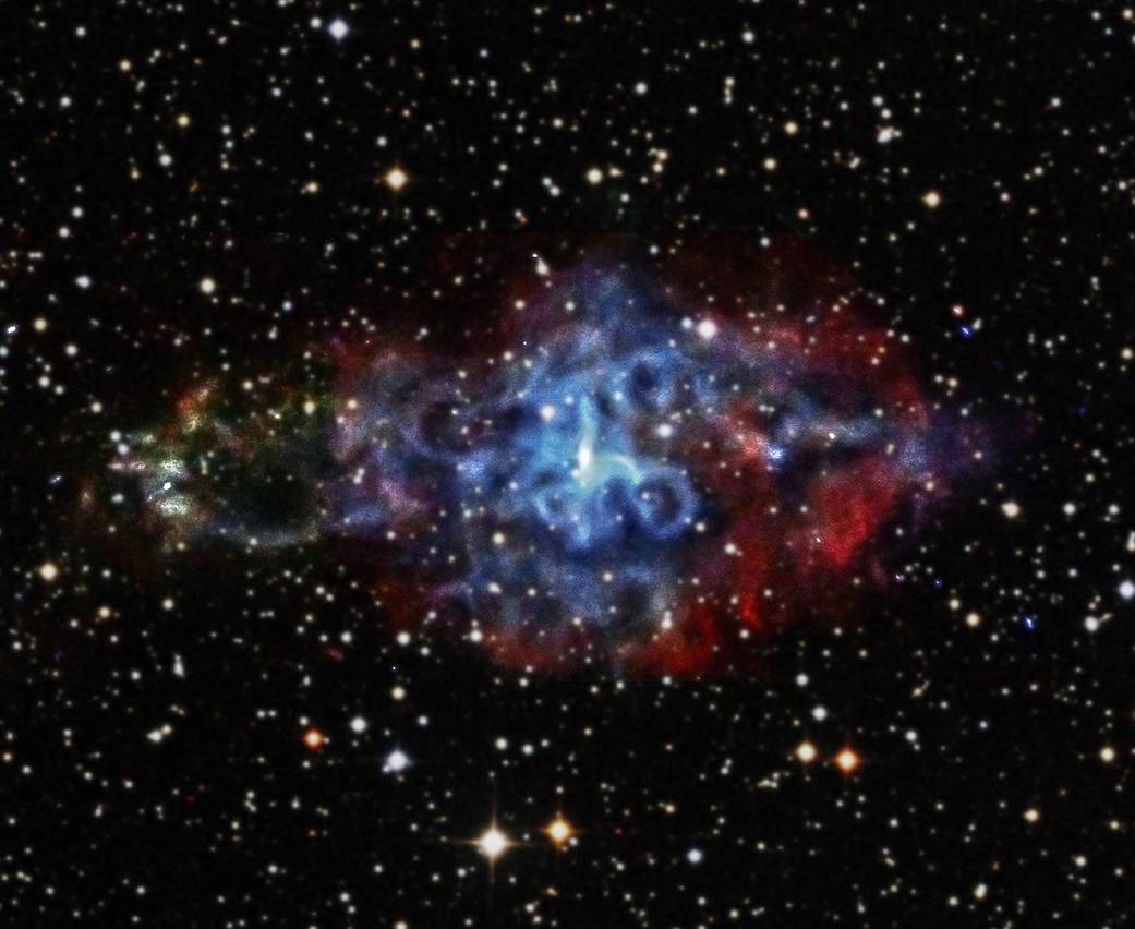 This 2014 Chandra image shows the center of 3C58